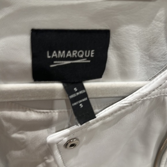 LaMarque cropped biker jacket/ almost new - Picture 2 of 4